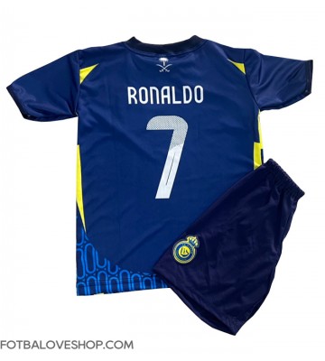 Al-Nassr Cristiano Ronaldo #7 Dětské Venkovní Dres 2024-25 Krátký Rukáv (+ trenýrky)